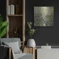 thumbnail image 4 of Luxe Metal Art 'Rain Abstract V' by Danhui Nai, Metal Wall Art, 24"x24", 4 of 8
