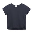 thumbnail image 1 of Baby Boys Girls Casual Short Sleeve T Shirts Solid Color Baby Loose T Shirts for 9M-7T, 1 of 5