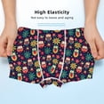 thumbnail image 3 of Yiaed Cute Animal Print Boys' Boxer Briefs Cotton Casual Stretch Comfort Boys Boxers - Kids Boxer Briefs Underwear for Boys (6-18)-Small, 3 of 5