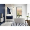 thumbnail image 2 of Cutler Kitchen and Bath Milano 30" Wood/Cultured Marble Bathroom Vanity in Blue, 2 of 5