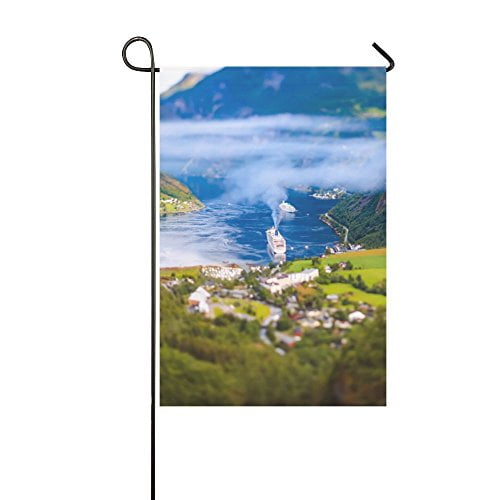 BSDHOME Beautiful Nature Norway Yard Garden Flag 12 x 18 Inches
