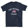 thumbnail image 1 of Fort Defiance Arizona Patriot Men's Cotton T-Shirt, 1 of 1
