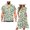 A-Hawaii Ship, variant on Garronmavis Pineapple Matching Outfits for Couples Husban and Wife Clothing Men's Short Sleeve Shirt Light Beach Tops and Women's V-neck Dress A-Line Party Dresses Size M