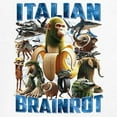 thumbnail image 3 of Italian Brainrot T-shirt Funny Gen Z Internet Meme Trend Men's Tee, 3 of 7