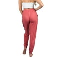 thumbnail image 4 of Doublju Women's Elastic Waist Fashion Jogger Pants (Plus Size Available), 4 of 4