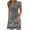 Gray, variant on Xixinqiwan Summer Dresses for Women,Women's Summer A-Line Dress Short Sleeve Mini T Shirt Dress Casual Flowy Beach Sundresses