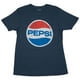 Pepsi Logo Classique en Détresse Sérigraphie T-Shirt-Large – image 2 sur 2