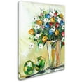 thumbnail image 2 of Trademark Fine Art "Spring Flowers in a Vase 5" Canvas Art by Hai Odelia, 2 of 3