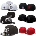 thumbnail image 2 of Oakland Raiders Moda Deporte Ajustable Gorras De Fútbol Para Hombres Mujeres SnapBack Hip Hop Sombrero EB8J, 2 of 4