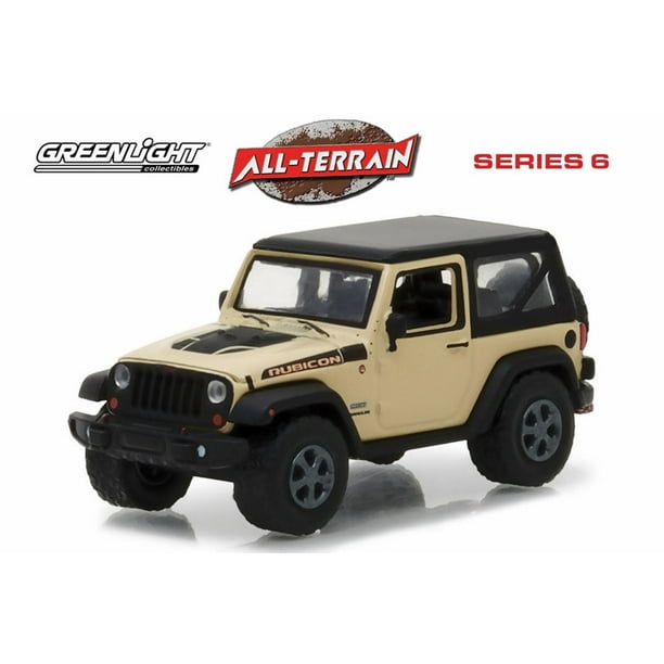 2017 Jeep Wrangler Rubicon Recon, Beige - Greenlight 35090E/48 - 1/64 Scale  Diecast Model Toy Car 