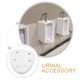 thumbnail image 4 of Filtros Accesorios de baño Decoración Colador Tapón Desagüe de urinario Embudo Tapa Universal Cerámica blanca, 4 of 6