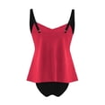 thumbnail image 6 of Wowcloth Tankini for Women with Built-in Bra and Pockets, Modest Two-Piece Swimwear for Beach and Swimming, 6 of 7