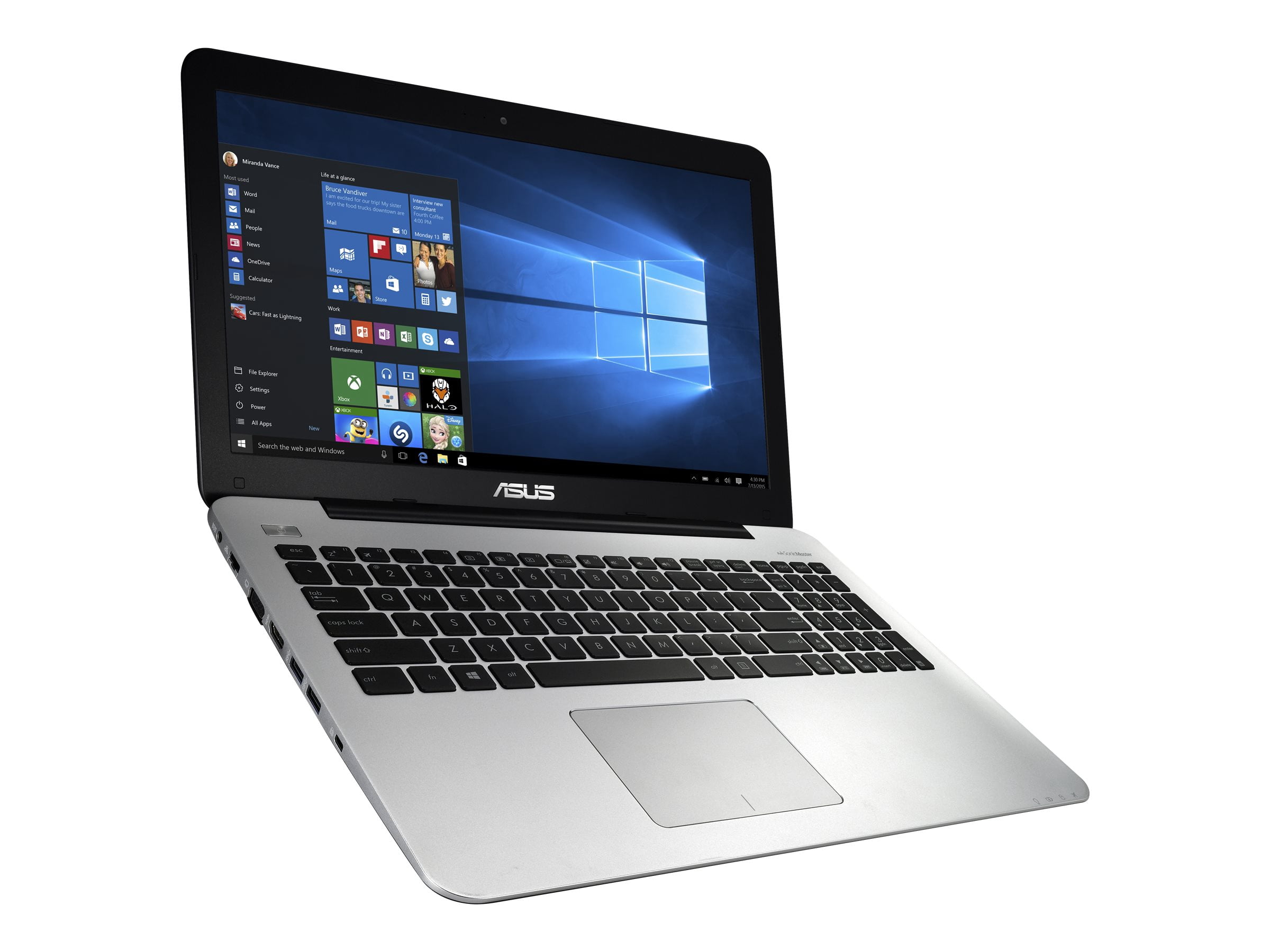 ASUS X555DA WB11 - AMD A10 - 8700P / up to 3.2 GHz - Win 10 Home