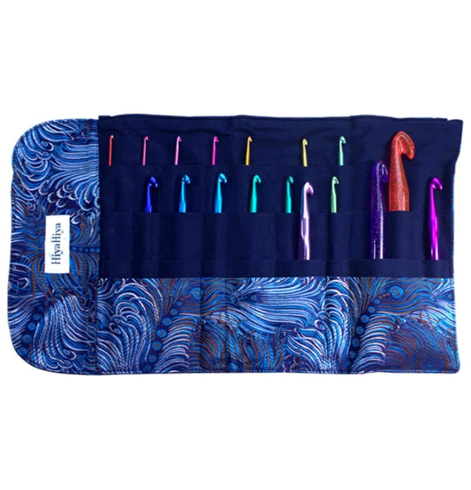 Crochet Hook Set, 17 Piece Aluminum & Acrylic Crochet Hooks with Case - 2.0mm to 15mm - Knitting Needles Gift Set for Crafters & Beginners