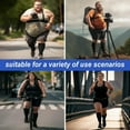 thumbnail image 3 of AMITOFO Compression Socks for Women Wide Calf 3 Pairs Men Circulation 20-30mmHg Plus Size Knee High Support Stockings for Medical | Circulation | Nurses | Running | Travel,Black 3XL, 3 of 8