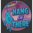 thumbnail image 2 of Men's Strange World Splat Hang in There Graphic Tee Charcoal Heather 2X Large, 2 of 5