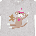 thumbnail image 4 of Inktastic Sock Monkey Gingerbread Boys or Girls Toddler T-Shirt, 4 of 5