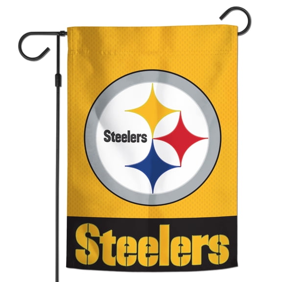 WinCraft Pittsburgh Steelers 12" x 18" Applique Garden Flag