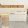 thumbnail image 3 of Club Service Reception Desks Office Cashier Hospital Restaurant Corner Reception Desks European Bureau Meuble Modern Furniture My Lux Decor Round, 3 of 8