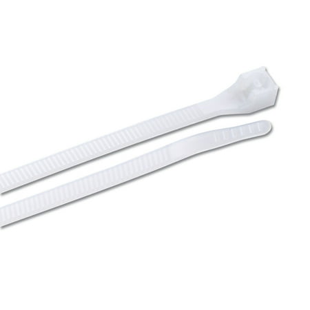 - 45-812N Flex Strap Cable Tie, 12 Inch., 20-50 lbs. Tensile Strength, Reusable / Flexible / Wire / Cord Management Industrial and Household Use, Nylon Zip Tie, 12 Pk., Natural By Gardner Bender