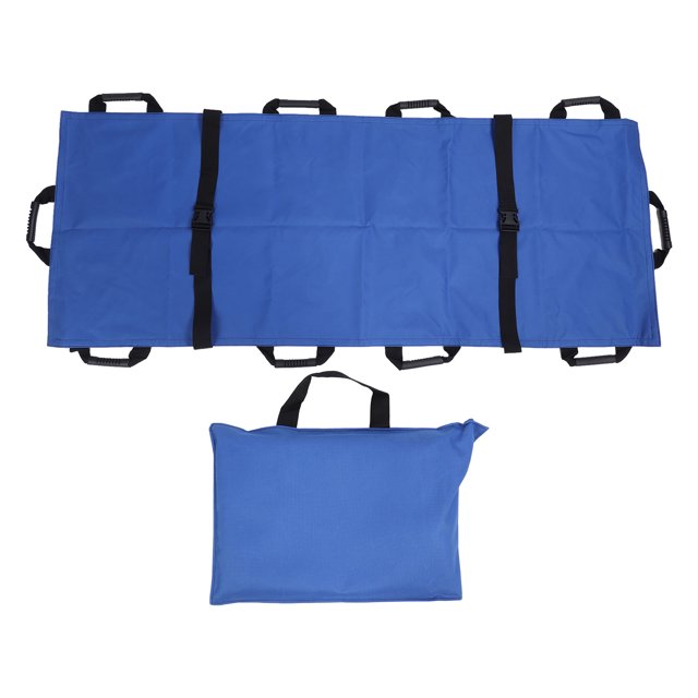 Positioning Bed Pad Reusable Washable Patient Turning Lifting Repositioning Transfer Sheet 10 Handles Blue Oxford Cloth