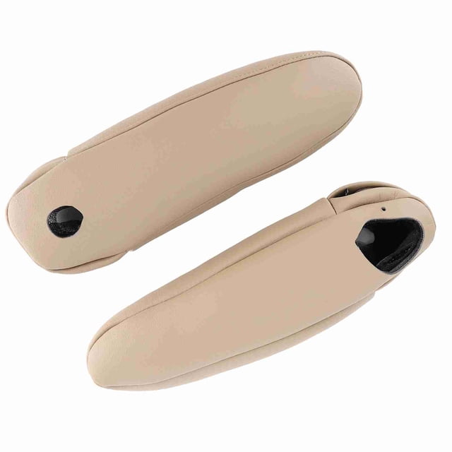 M Buder Funda de Cuero Sintético para Reposabrazos de Asiento de Coche (Beige) para Lexus RX 300 330 350 2003-2009 - 32 cm / 12.6 inches