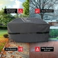 thumbnail image 4 of Nexgrill 85-Inch BBQ Grill Cover, X-Large Heavy-Duty Waterproof Cover with Adjustable Straps & Vented Mesh Panels for Outdoor Protection – 700-0727N, 4 of 8
