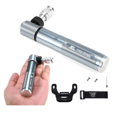 Pro Star Mini Bike Pump High Pressure Schrader & Presta Valve Ultralight Accurate Inflation Compact Bicycle Pump for Road,Mountain and BMX (Best Compact Road Bike Pump)