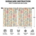 thumbnail image 2 of Blackout Kids Curtains,Multicolor Ethnic Floral Pattern Childrens Insulated Curtains Set Of 2,Bedroom Essentials,Toddler Room Decor 42x54in(106x137cm), 2 of 5