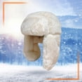 thumbnail image 4 of Gorro de invierno cálido, resistente al viento, con orejeras, cómodo para motocicletas y exteriores. Beige, 4 of 7