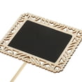 thumbnail image 3 of 10x Pizarra De Pizarra De Soporte De Con Base Nombre De Visualización Número Etiquetas De Precio Yuyangstore Pizarra de Madera, 3 of 8