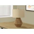 thumbnail image 4 of Lighting Fixtures Lighting, 22"h, Table Lamp, Brown Rope, Beige Shade, Transitional,Table Lamps, 4 of 7