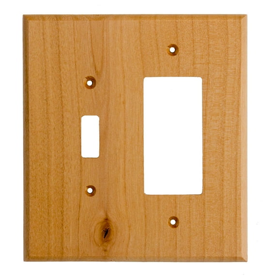 Switch Plate - Traditional - Toggle / Rocker - Alder
