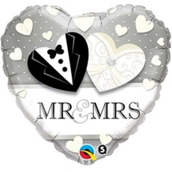 burton BURTON 18" Mr & Mrs Foil Ballon #2229118