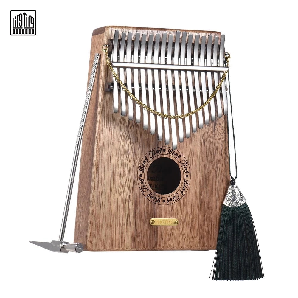 LingTing kalimba LT-K17GEQ 17-key Kalimba Thumb Piano Mbira Sanza Swartizia Spp Solid Wood Musical Gift with EQ