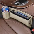 thumbnail image 2 of 2 Pack Car Seat Gap Organizer – Multifunction Storage Box for Wallet, Keys, Cup, Phone，Beige, 2 of 4