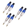 thumbnail image 1 of Mono Audio Plug,6.35mm Wire Connector Mono Audio Jack Wire Connector Compact and Lightweight, 1 of 2