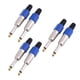 thumbnail image 1 of Mono Audio Plug,6.35mm Wire Connector Mono Audio Jack Wire Connector Compact and Lightweight, 1 of 2