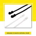 thumbnail image 2 of Kable Kontrol Zip Ties con orificio para tornillos, 5 pulgad, 2 of 4