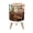Color 4, variant on Stained Glassed Style Small Trash Can with Lid Indigo Night Sky Shimmering 1.8 Gallon Dog Proof Trash Can Round Garbage Can Waste Bin Wastebasket for Bathroom Bedroom Living Room