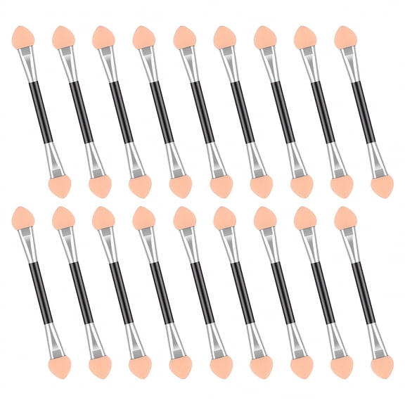 RAGUPEL 2026 New 50Pcs Double-End Sponge Eyeshadow Sticks Disposable Eye Shadow Eyeshadow Applicators for Daily Use,Travel,Party,Professional Use (Pink)