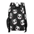 thumbnail image 3 of Large Clear PVC Backpack Heavy Duty See Through Backpack for Adults Work Travel, Panda Pattern Printed 12L, 3 of 8