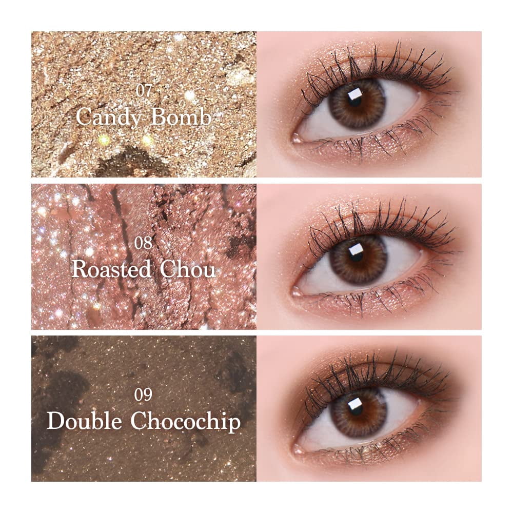 Dasique Eyeshadow Palette, 01 Sugar Brownie, 1 Count
