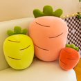 thumbnail image 2 of New Creative Fancy Charming Radish Pillow Plush Toy Pillow On The Bed Home Decoration For Girls and Children's Holiday Giftsorange60cm Deng Xun unisex, 2 of 2