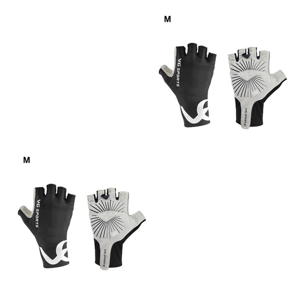 Advancent VG Sport Breaking Wind Ciclismo Guantes de medio dedo Antideslizante Bicicleta Mitones Racing Road Bike Guante Biciclet Guantes Ciclismo negro L 2piezas Advancent CBP139693