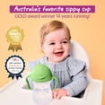 thumbnail image 2 of b.box Sippy Cup with Weighted Straw for Toddlers, Spill Proof, 8oz - Apple, 2 of 11