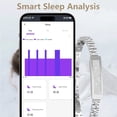 thumbnail image 4 of Fitness Tracker Smart Bracelet for Women Fitness Bracelet Smart Band with Sleep Tracker Heart Rate Monitor Step Counter for Android iOS Black Purple Chain, 4 of 7