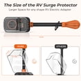 thumbnail image 3 of RV Surge Protector 50 Amp Waterproof (12000 Joules) with Safety Certification, Upgraded RV Power Surge Guard, RV Adapter Plug for Camper, Circuit Analyzer for Travel Trailers, 3 of 6