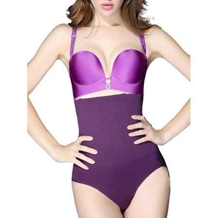 

LELINTA Fashion Women s Body Shaper High Waist Tummy Control Butt Lifter Panty Slimming Black/Nude/Purple