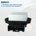 thumbnail image 4 of Blower Motor Resistor Replacement Fit for Toyota 4Runner 87165-13010 Black Silver Tone, 4 of 6